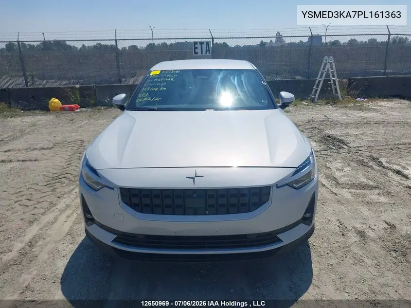 2023 Polestar 2 Long Range Dual Motor/Long Range Dual Motor Plus VIN: YSMED3KA7PL161363 Lot: 12650969