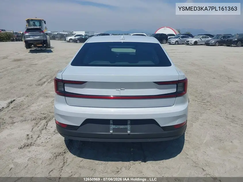 2023 Polestar 2 Long Range Dual Motor/Long Range Dual Motor Plus VIN: YSMED3KA7PL161363 Lot: 12650969