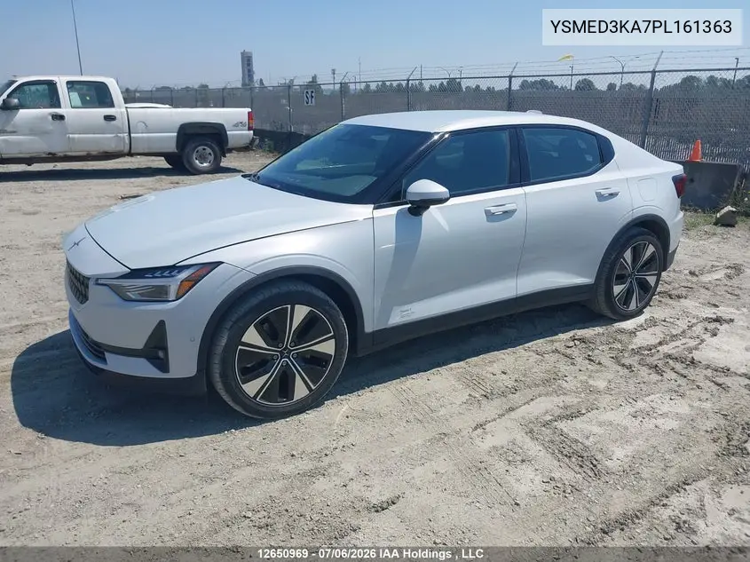 2023 Polestar 2 Long Range Dual Motor/Long Range Dual Motor Plus VIN: YSMED3KA7PL161363 Lot: 12650969