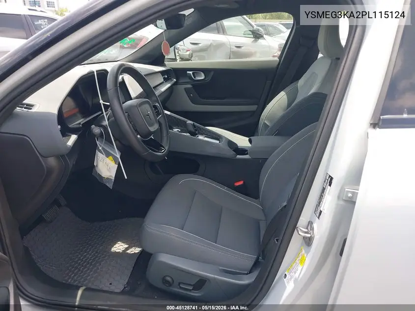2023 Polestar 2 Long Range Single Motor/Long Range Single Motor Plus VIN: YSMEG3KA2PL115124 Lot: 45128741