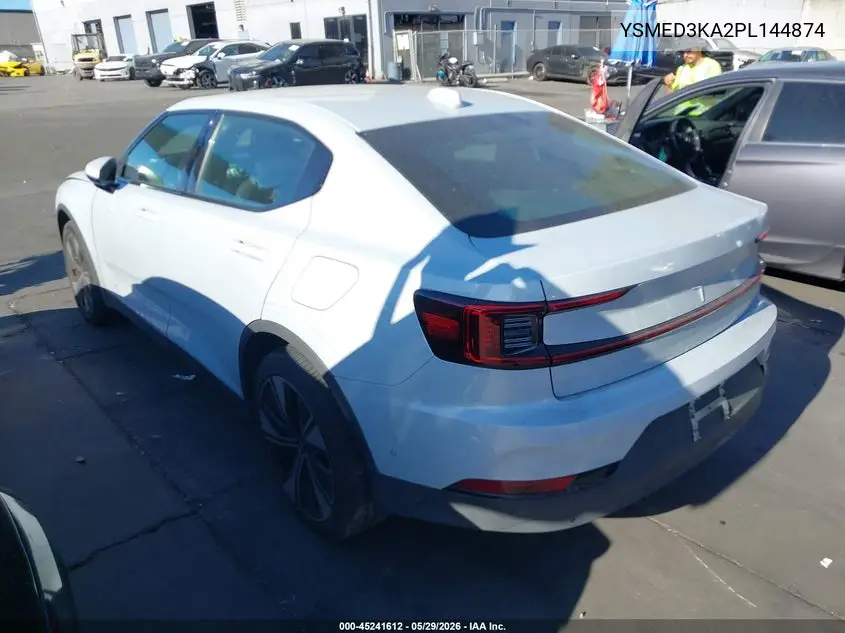 2023 Polestar 2 Long Range Dual Motor/Long Range Dual Motor Plus VIN: YSMED3KA2PL144874 Lot: 45241612