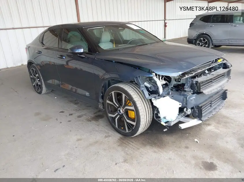 2023 Polestar 2 Long Range Dual Motor Bst Edition 230/Long Range Dual Motor Bst Edition 270 VIN: YSMET3KA8PL126480 Lot: 45306763