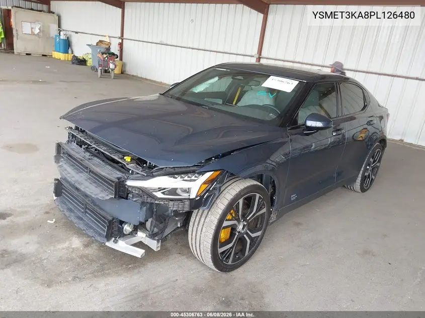 2023 Polestar 2 Long Range Dual Motor Bst Edition 230/Long Range Dual Motor Bst Edition 270 VIN: YSMET3KA8PL126480 Lot: 45306763