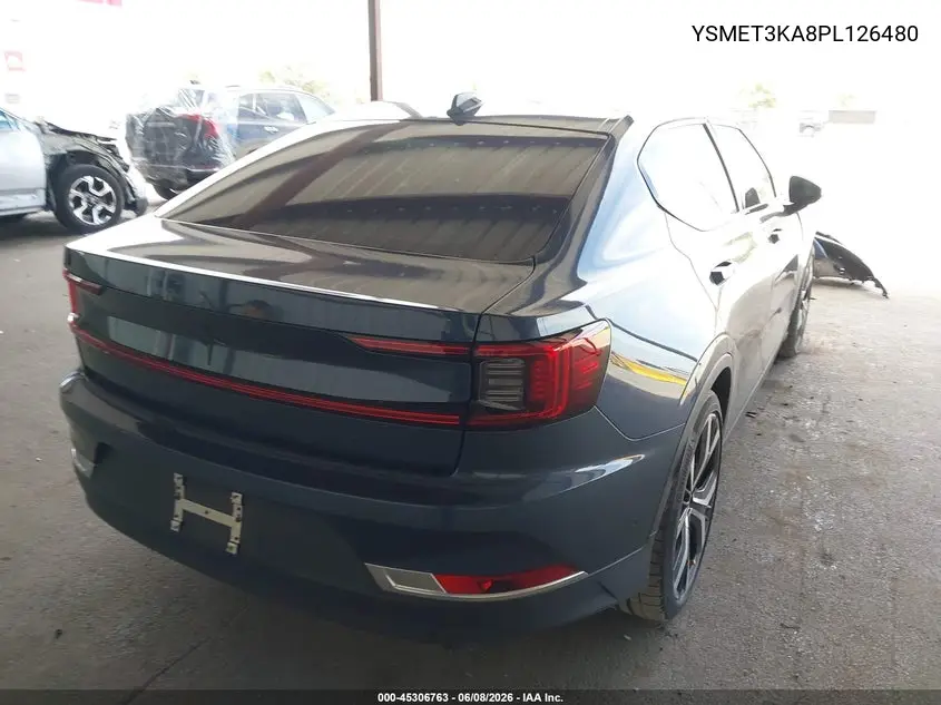 2023 Polestar 2 Long Range Dual Motor Bst Edition 230/Long Range Dual Motor Bst Edition 270 VIN: YSMET3KA8PL126480 Lot: 45306763