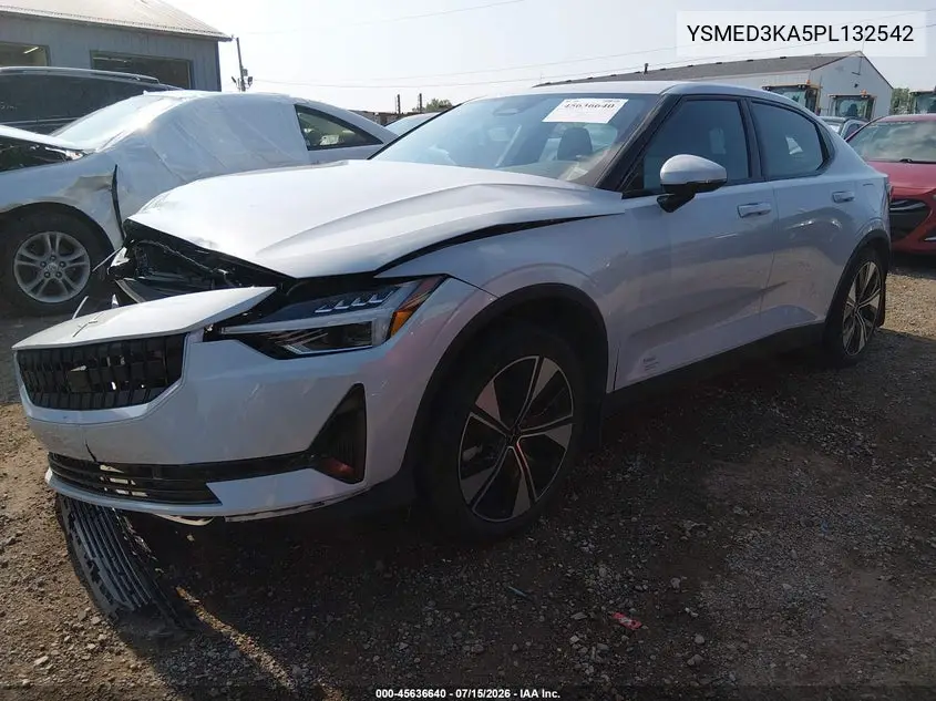 2023 Polestar 2 Long Range Dual Motor/Long Range Dual Motor Plus VIN: YSMED3KA5PL132542 Lot: 45636640