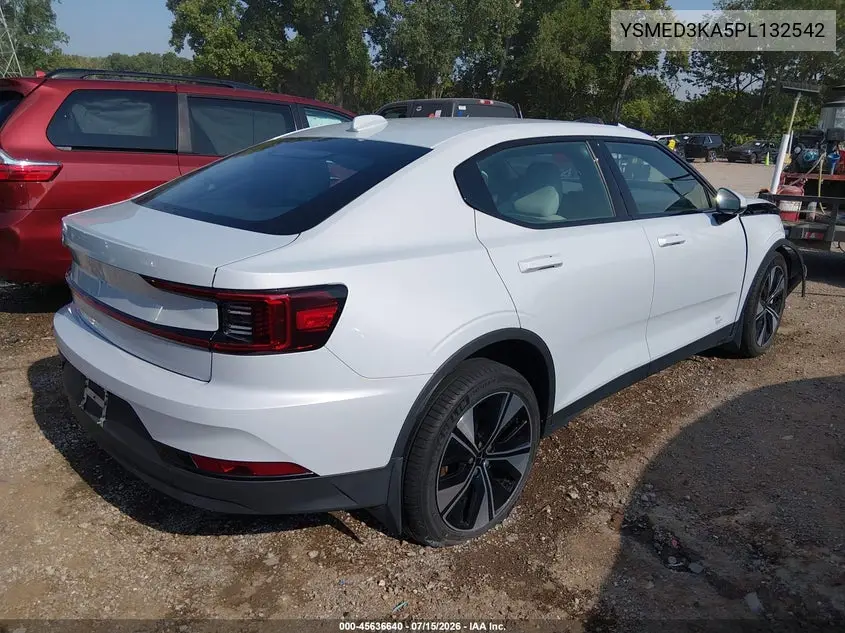 2023 Polestar 2 Long Range Dual Motor/Long Range Dual Motor Plus VIN: YSMED3KA5PL132542 Lot: 45636640