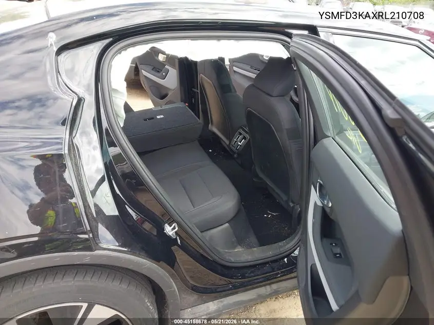 2024 Polestar 2 Long Range Dual Motor/Long Range Dual Motor Plus VIN: YSMFD3KAXRL210708 Lot: 45158678