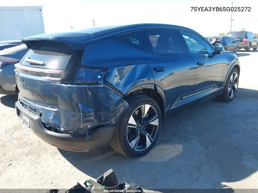 2025 Polestar 3 Long Range Dual Motor/Long Range Dual Motor Launch Edition VIN: 7SYEA3YB6SG025272 Lot: 44765260