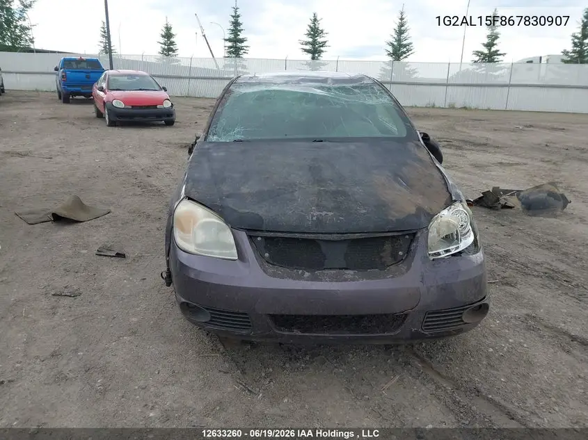2006 Pontiac Pursuit Se VIN: 1G2AL15F867830907 Lot: 12633260