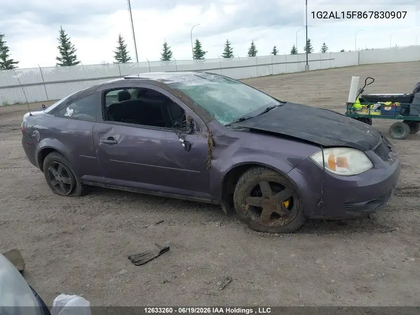 2006 Pontiac Pursuit Se VIN: 1G2AL15F867830907 Lot: 12633260