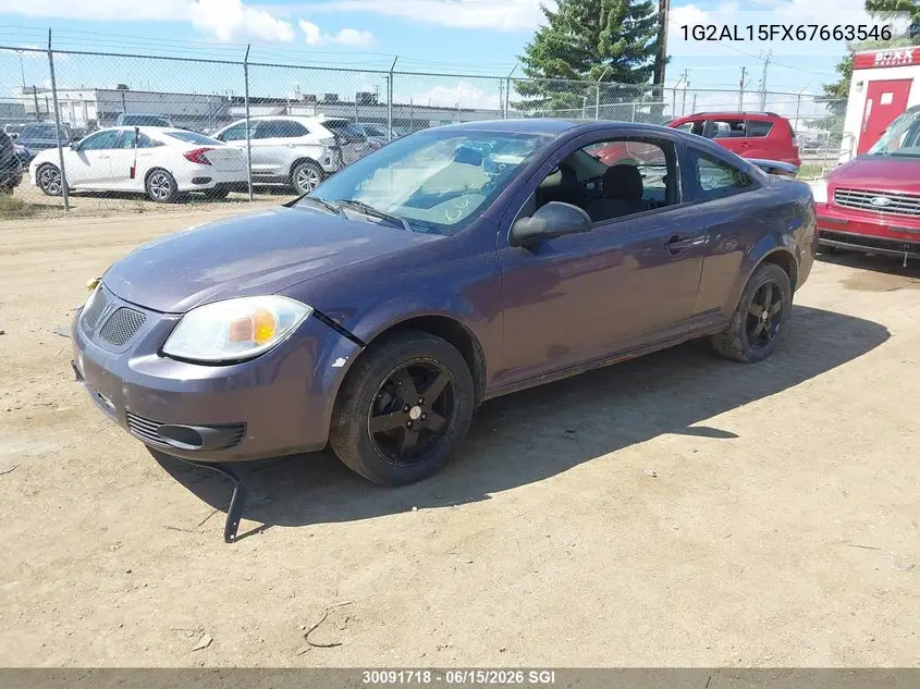 2006 Pontiac Pursuit Se VIN: 1G2AL15FX67663546 Lot: 30091718