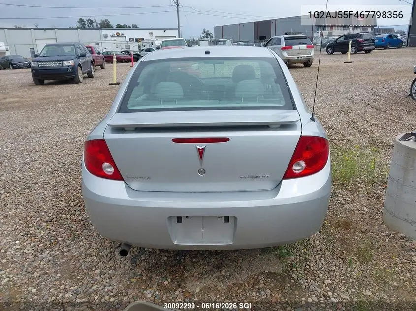 2006 Pontiac Pursuit VIN: 1G2AJ55F467798356 Lot: 30092299