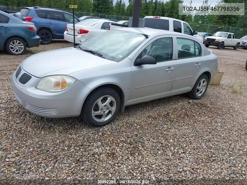2006 Pontiac Pursuit VIN: 1G2AJ55F467798356 Lot: 30092299