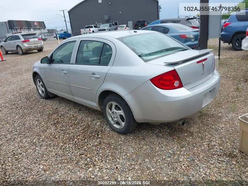 2006 Pontiac Pursuit VIN: 1G2AJ55F467798356 Lot: 30092299