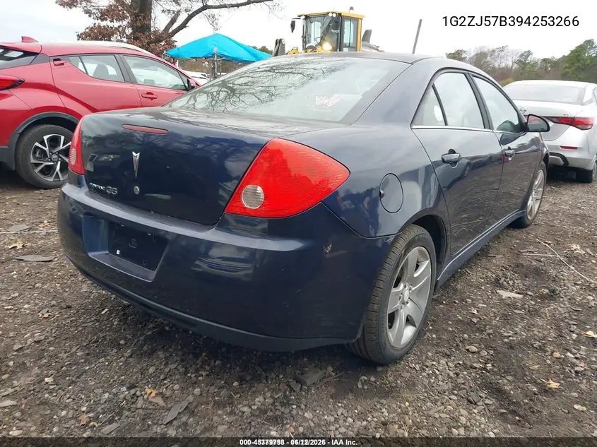 1G2ZJ57B394253266 2009 Pontiac G6 New Se