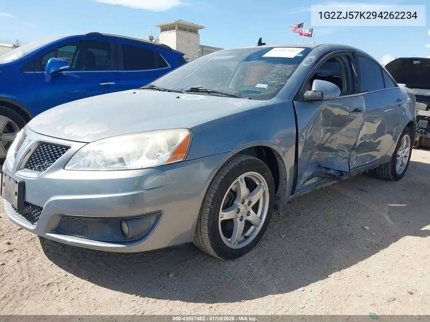 2009 Pontiac G6 New Se VIN: 1G2ZJ57K294262234 Lot: 45557462