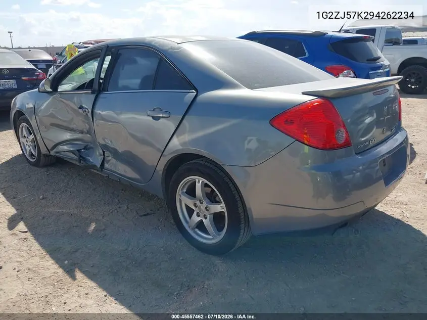 2009 Pontiac G6 New Se VIN: 1G2ZJ57K294262234 Lot: 45557462