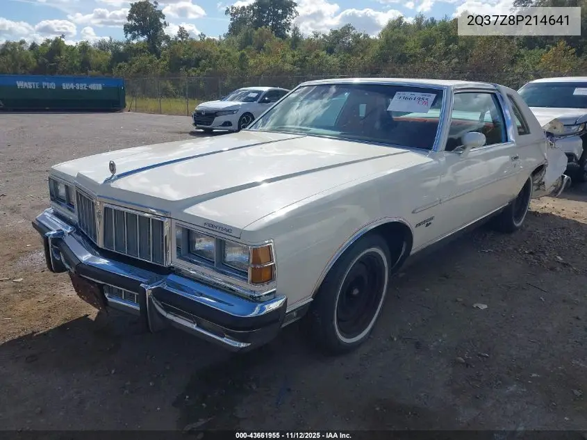 1978 Pontiac Bonneville VIN: 2Q37Z8P214641 Lot: 43661955