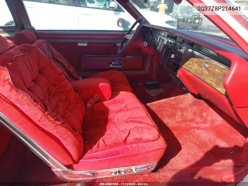 1978 Pontiac Bonneville VIN: 2Q37Z8P214641 Lot: 43661955