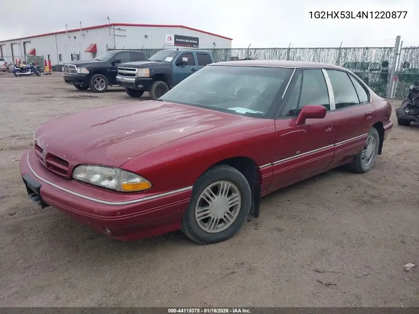 1992 Pontiac Bonneville Se VIN: 1G2HX53L4N1220877 Lot: 44115375