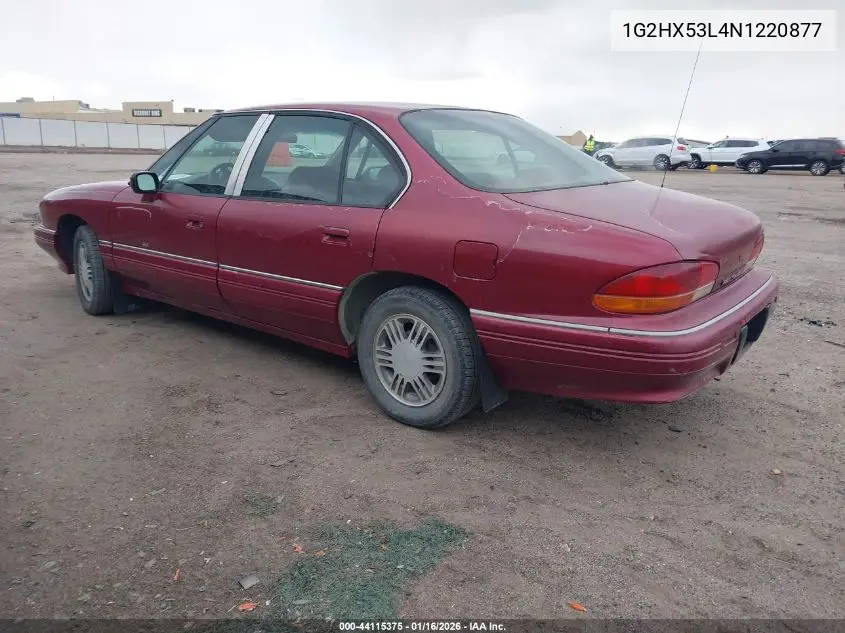 1992 Pontiac Bonneville Se VIN: 1G2HX53L4N1220877 Lot: 44115375