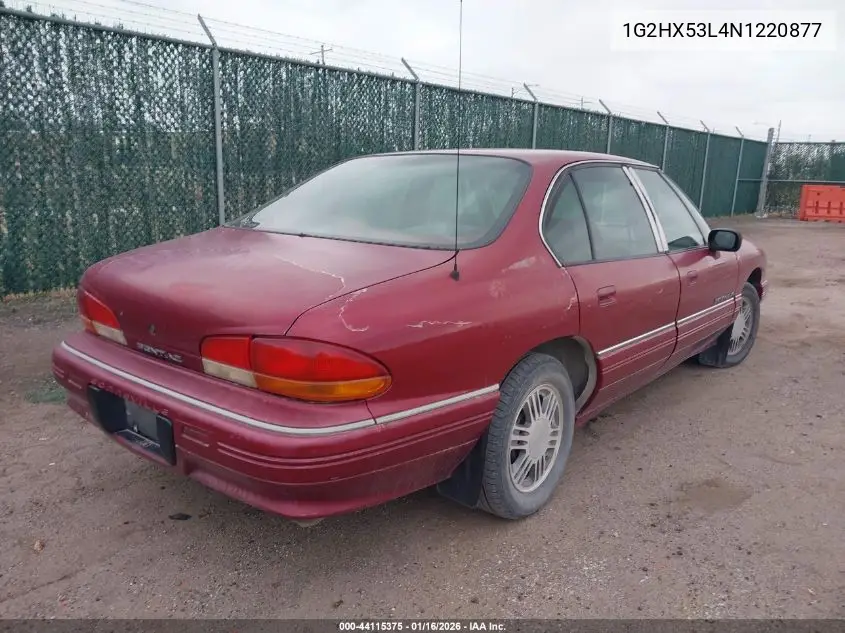1992 Pontiac Bonneville Se VIN: 1G2HX53L4N1220877 Lot: 44115375