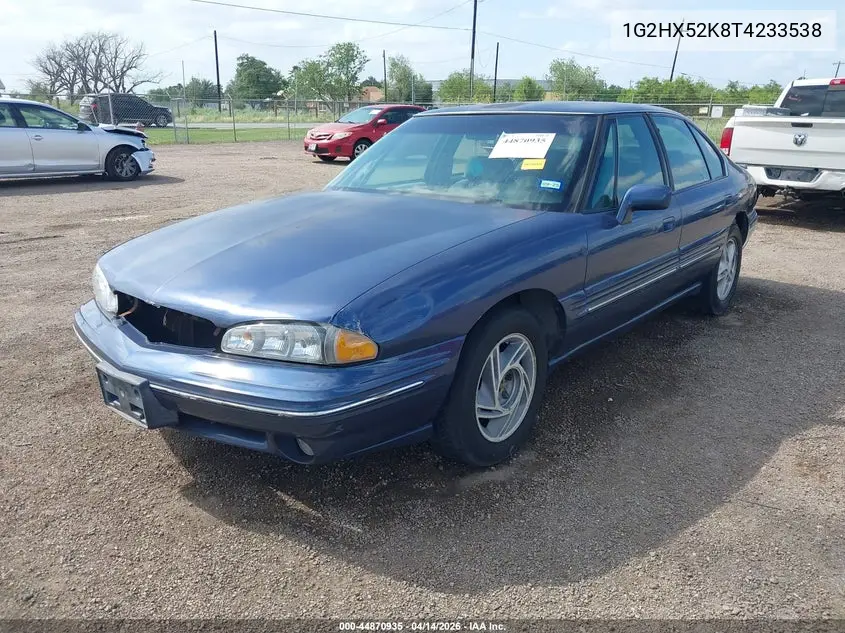 1996 Pontiac Bonneville Se VIN: 1G2HX52K8T4233538 Lot: 44870935