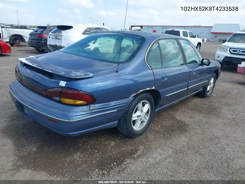 1996 Pontiac Bonneville Se VIN: 1G2HX52K8T4233538 Lot: 44870935