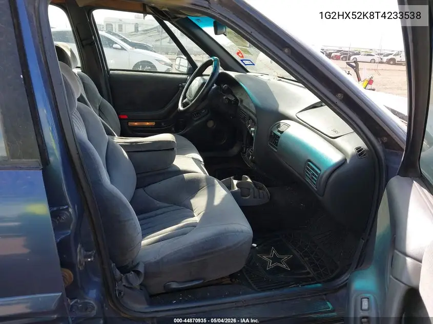 1996 Pontiac Bonneville Se VIN: 1G2HX52K8T4233538 Lot: 44870935