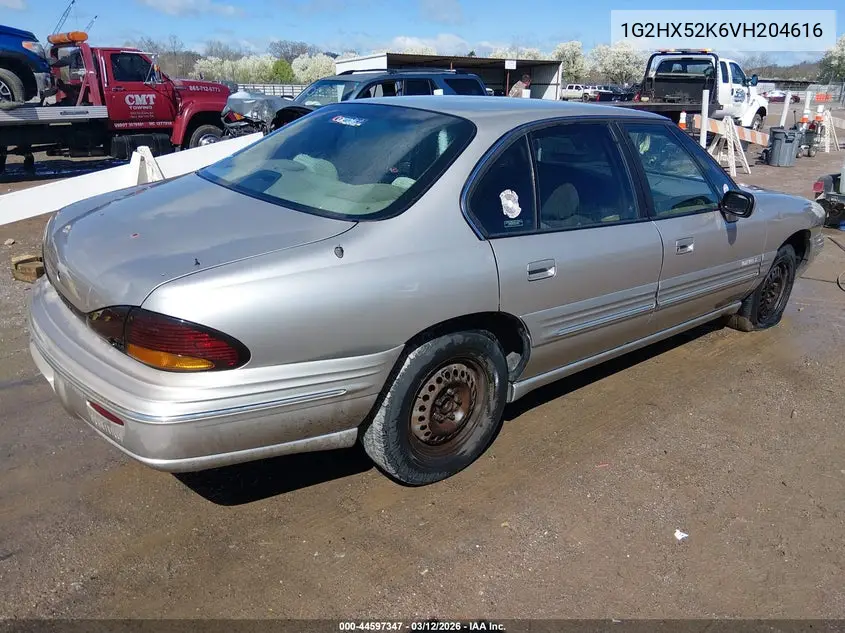 1997 Pontiac Bonneville Se VIN: 1G2HX52K6VH204616 Lot: 44597347