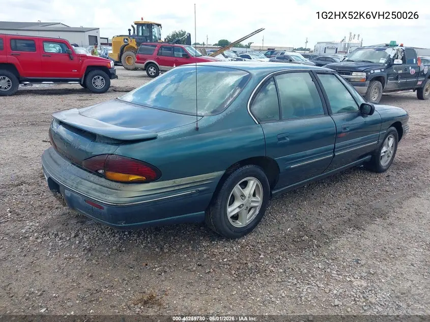 1997 Pontiac Bonneville Se Cmi VIN: 1G2HX52K6VH250026 Lot: 45259780