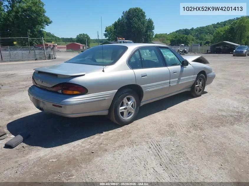 1998 Pontiac Bonneville Se VIN: 1G2HX52K9W4201413 Lot: 45239937