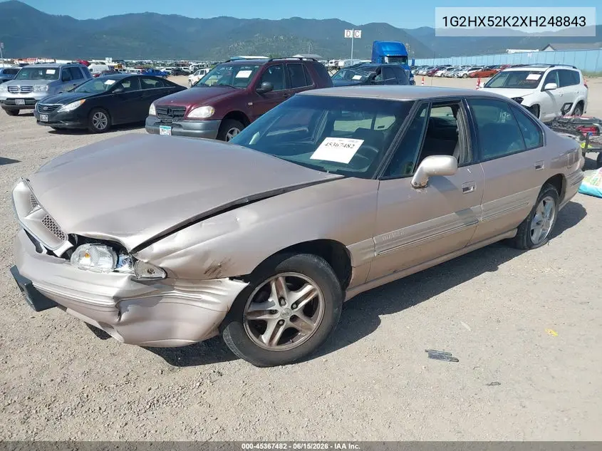 1999 Pontiac Bonneville Se VIN: 1G2HX52K2XH248843 Lot: 45367482