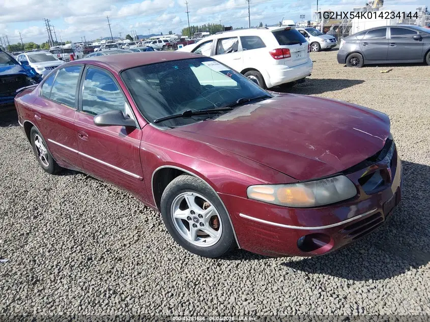 2001 Pontiac Bonneville Se VIN: 1G2HX54K014234144 Lot: 45281686