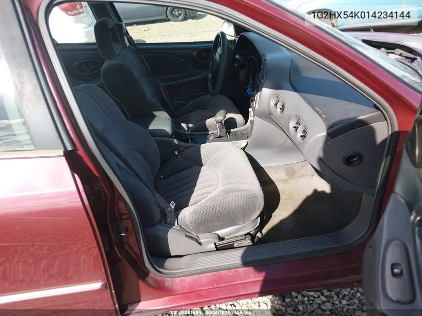 2001 Pontiac Bonneville Se VIN: 1G2HX54K014234144 Lot: 45281686