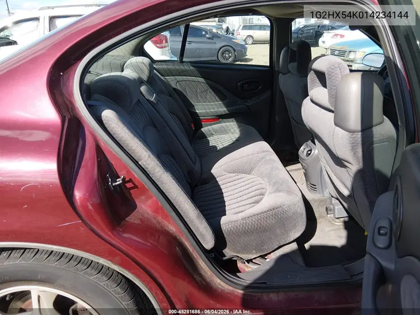 2001 Pontiac Bonneville Se VIN: 1G2HX54K014234144 Lot: 45281686