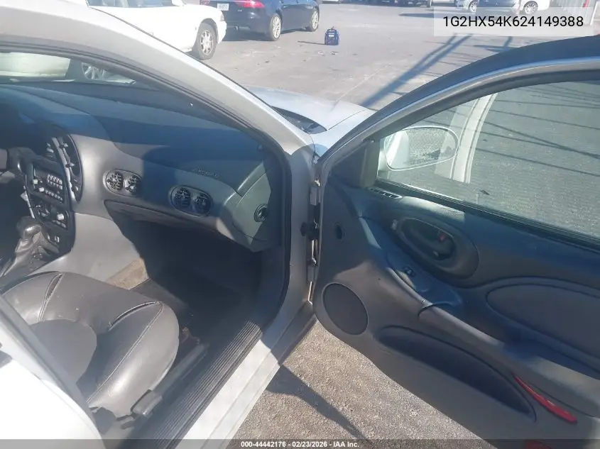 2002 Pontiac Bonneville Se VIN: 1G2HX54K624149388 Lot: 44442176