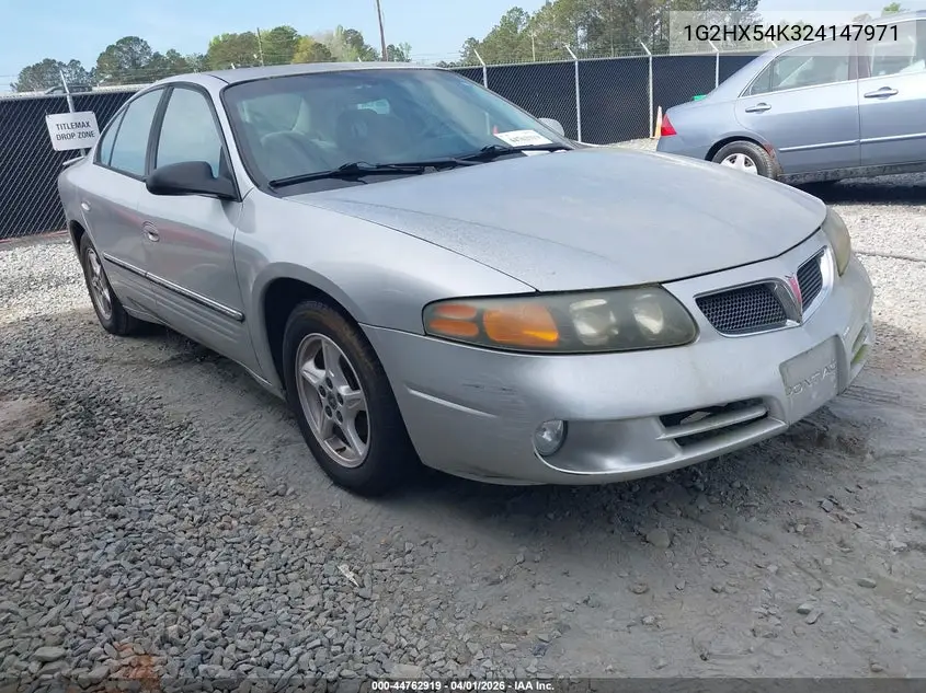 2002 Pontiac Bonneville Se VIN: 1G2HX54K324147971 Lot: 44762919