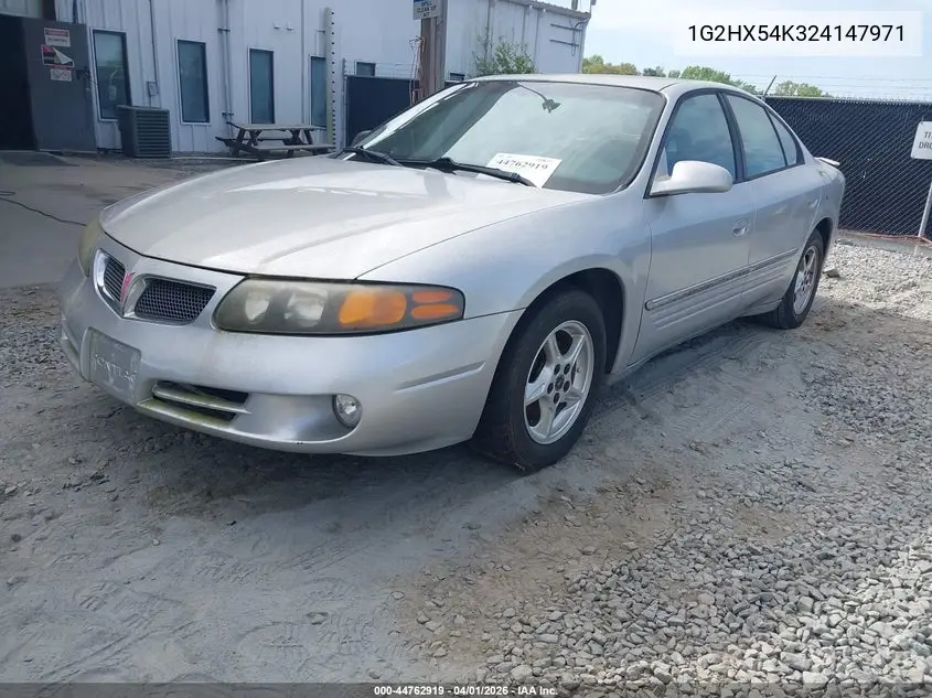 2002 Pontiac Bonneville Se VIN: 1G2HX54K324147971 Lot: 44762919