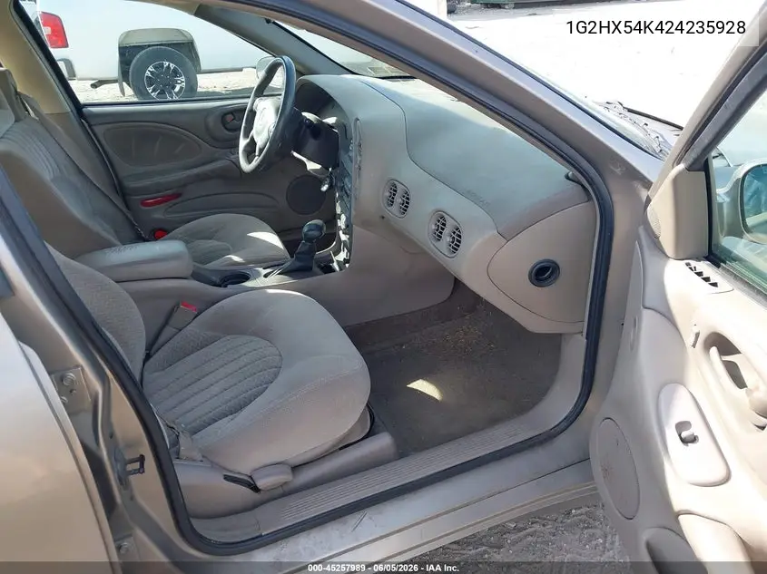 2002 Pontiac Bonneville Se VIN: 1G2HX54K424235928 Lot: 45257989