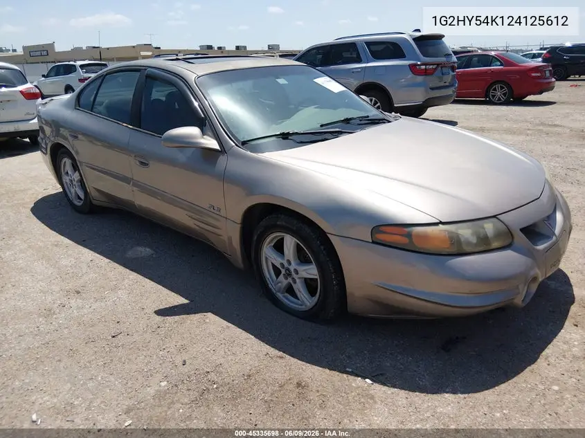 2002 Pontiac Bonneville Sle VIN: 1G2HY54K124125612 Lot: 45335698