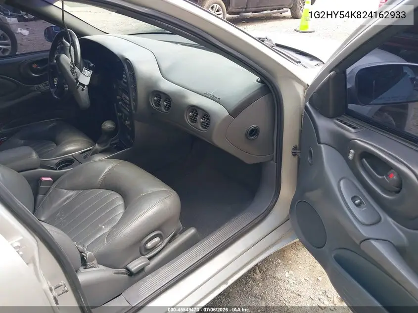 2002 Pontiac Bonneville Sle VIN: 1G2HY54K824162933 Lot: 45549473
