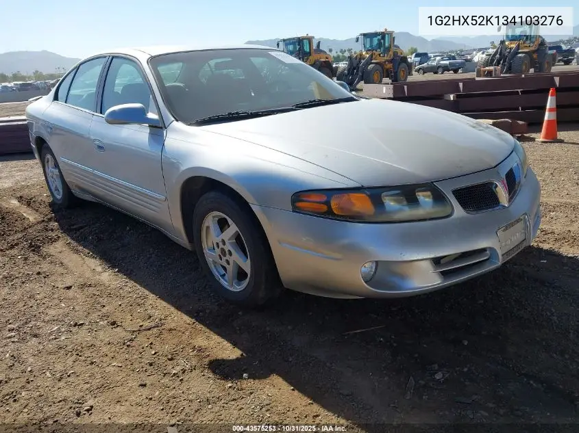 2003 Pontiac Bonneville Se VIN: 1G2HX52K134103276 Lot: 43575253