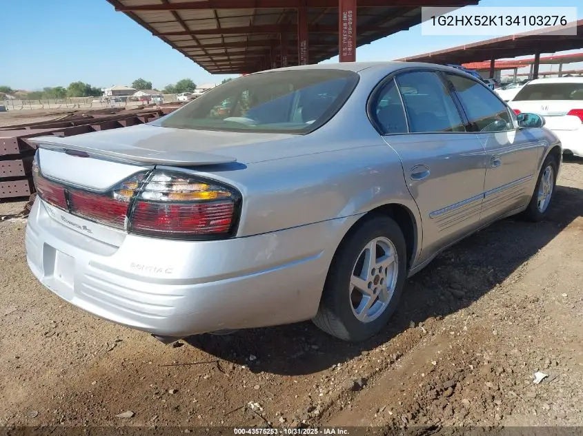 2003 Pontiac Bonneville Se VIN: 1G2HX52K134103276 Lot: 43575253