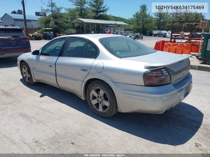 2003 Pontiac Bonneville Sle VIN: 1G2HY54K634175469 Lot: 45262836