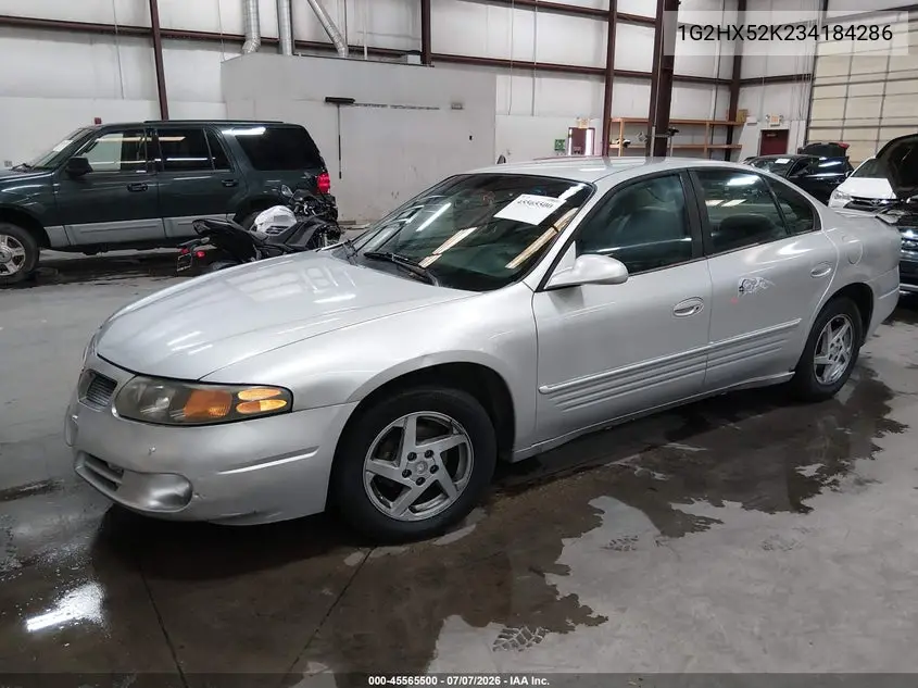 2003 Pontiac Bonneville Se VIN: 1G2HX52K234184286 Lot: 45565500