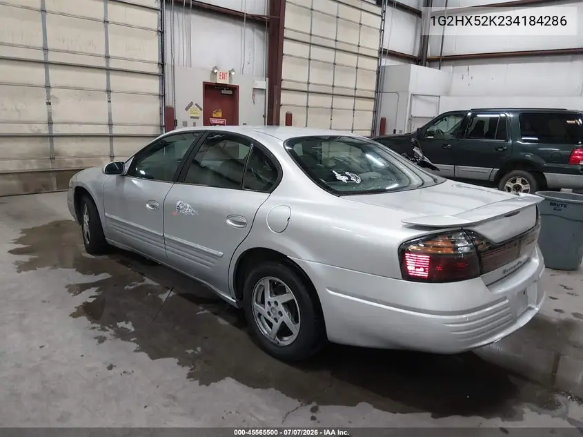 2003 Pontiac Bonneville Se VIN: 1G2HX52K234184286 Lot: 45565500