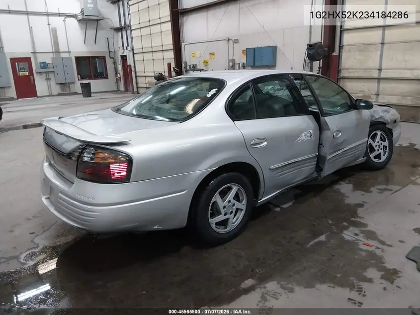2003 Pontiac Bonneville Se VIN: 1G2HX52K234184286 Lot: 45565500