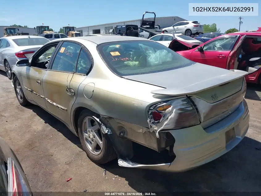 2004 Pontiac Bonneville Se VIN: 1G2HX52K64U262991 Lot: 44771076