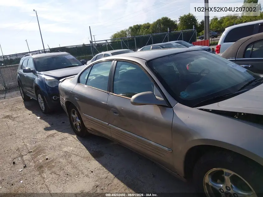 2004 Pontiac Bonneville Se VIN: 1G2HX52K04U207002 Lot: 45232450